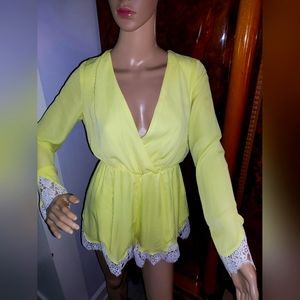 Beautiful sexy lace romper